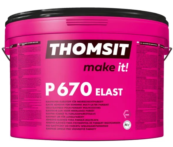 Thomsit PCI P 670 ELAST Elastischer Klebstoff für Mehrschichtparkett 18kg