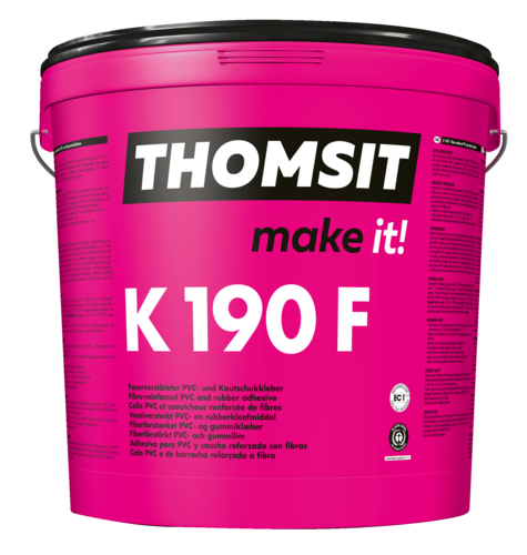 Thomsit PCI K 190 F Faserverstärkter Kautschuk- und PVC-Belagkleber