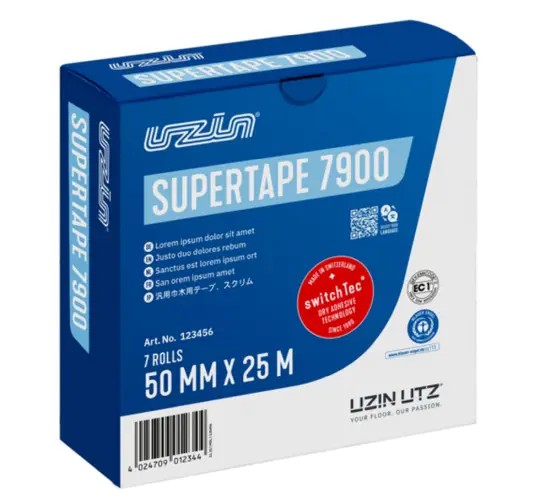 Uzin switchTec SuperTape 7900 Hochleistungs-Verlegeband für den Rand- und Nahtbereich 25m