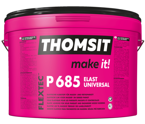 Thomsit P 685 Elastischer Klebstoff für Massiv- und Fertigparkett 16kg