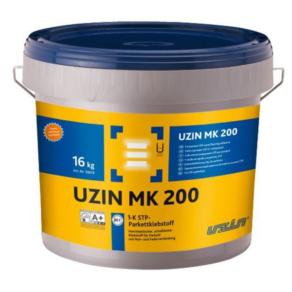 UZIN MK 200 Hartelastischer Klebstoff für Parkett mit Nut- und Federverbindung auf Bodenchemie.de
