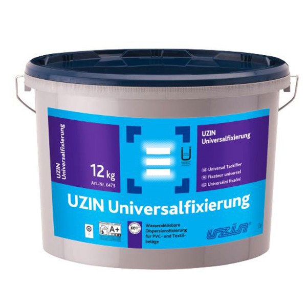 UZIN Universalfixierung 12kg wasserablösbare Dispersionsfixierung für PVC- und Textilbeläge auf Bodenchemie.de